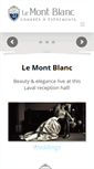 Mobile Screenshot of lemontblancbanquets.ca